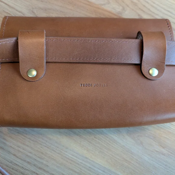 Tan Leather Crossbody Bag - Picture 4 of 5
